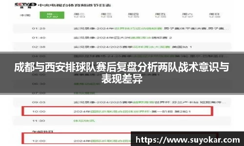 成都与西安排球队赛后复盘分析两队战术意识与表现差异
